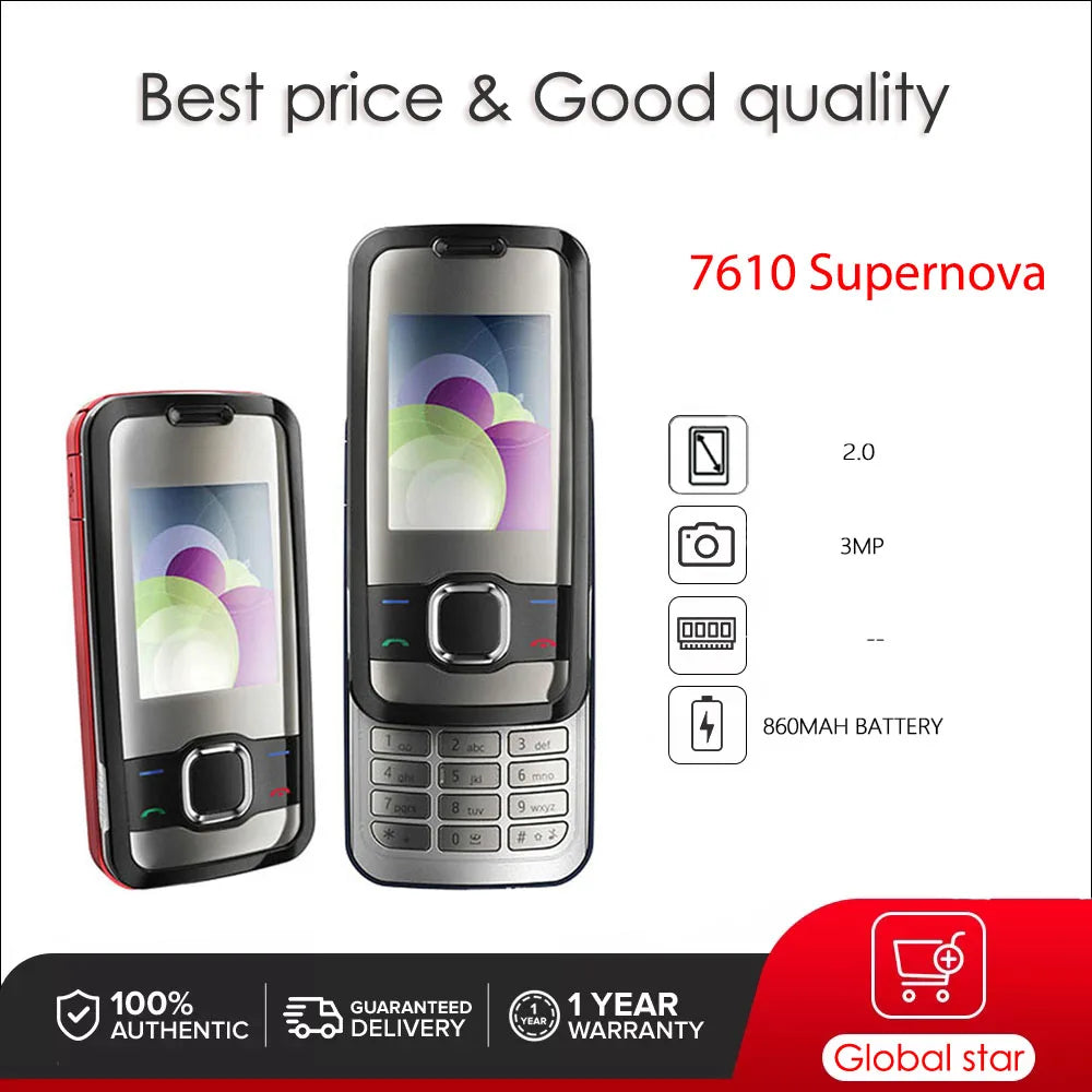 Nokia 7610 Super nova Slider
